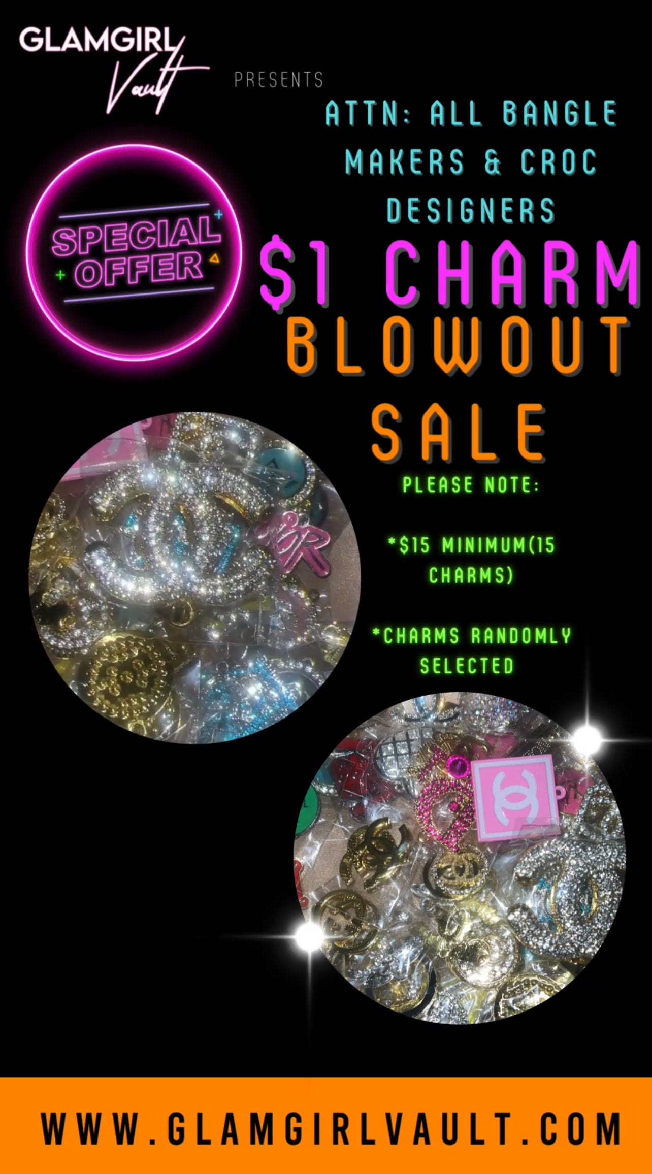 $1 Charm Blowout Sale
