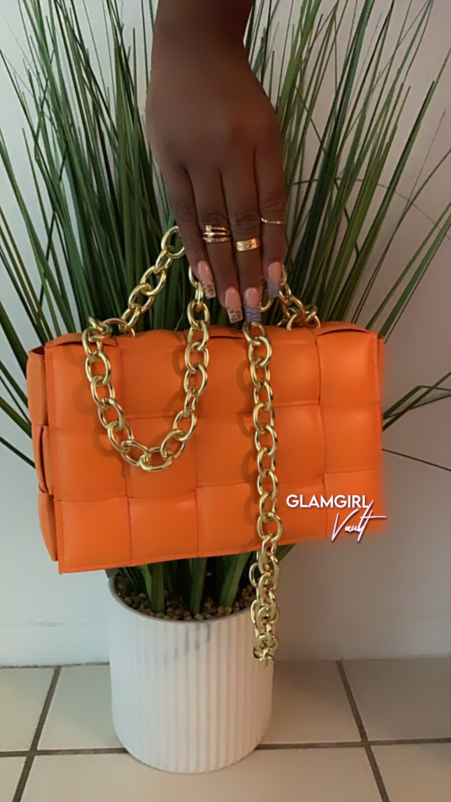 Gold Links Handbag