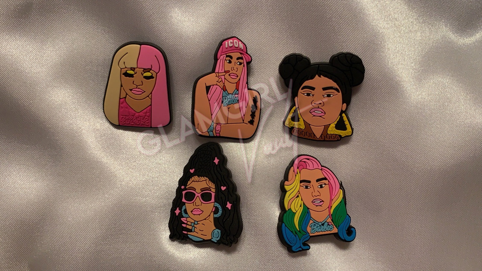 Rap Queen Shoe Charms