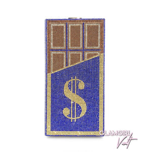 Chocolate Bling Clutch